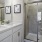 a bathroom with a walk-in shower