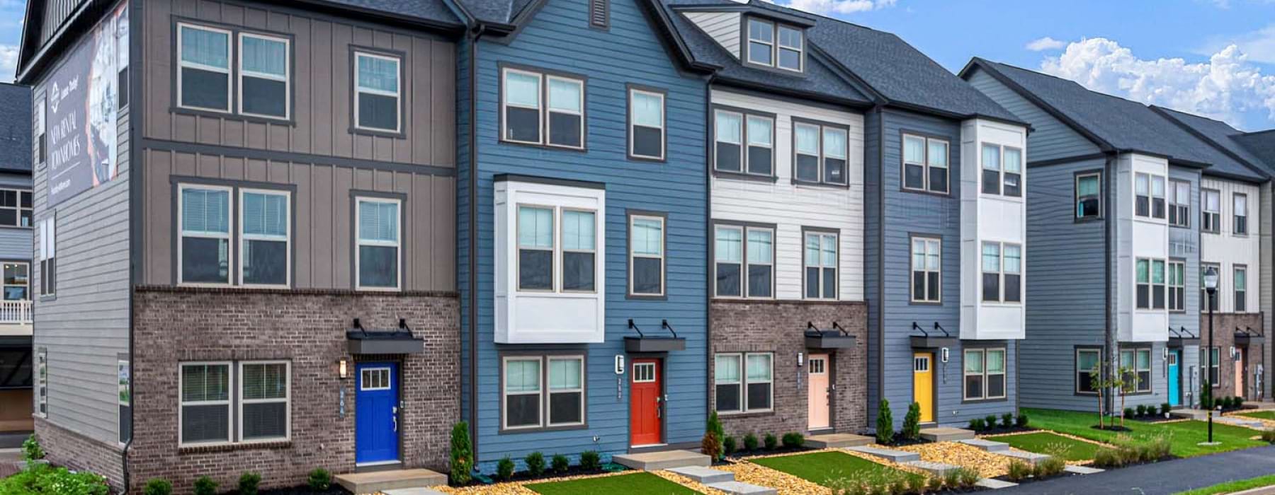 townhome exterior 3-bedroom Townhomes Downtown Frederick MD townhouse for rent The Foundry at Renn Quarter