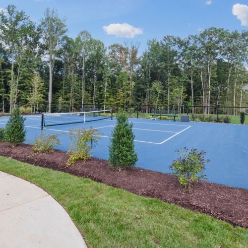 The essence of exceptional living outdoor pickleball court